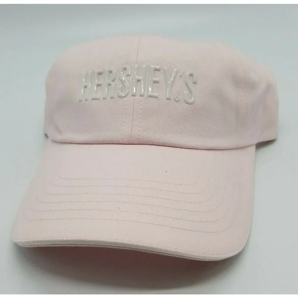Hershey's Chocolate Brand Pink White Adjustable